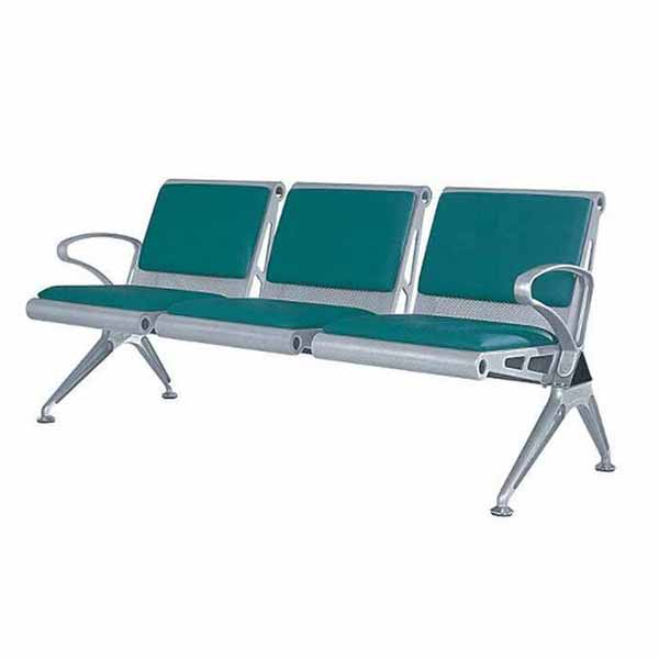 Waiting Chair Silver(PVC) 3 Seated Pakistan