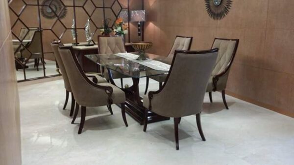 Randy Glass Dining Table Set