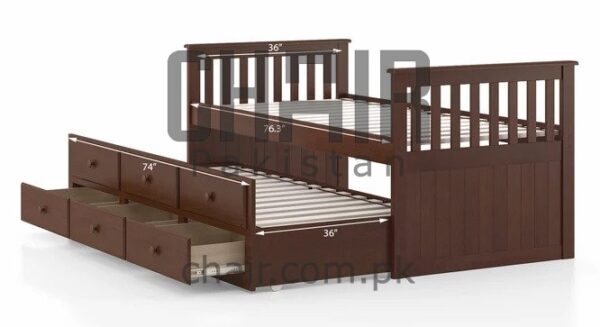 Archie Single Bed with Storage Lahore