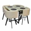 Bannon White American Diner Table and Chairs