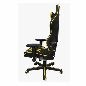 best design of gaming chair, black, yellow color is good for user in pakistan.