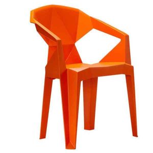 Stella Plastic Stackable Chair (Orange)