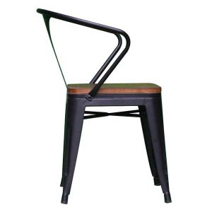 Andrea Fancy Armchair Wooden seated