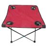 Red Folding Table for Camping Hiking