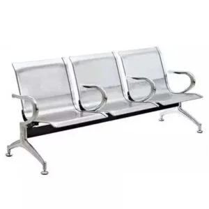 3 Seater Waiting Chair - 4 Arms