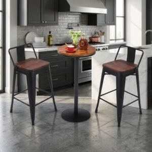 Easton-Wooden Bar Stool