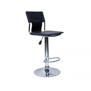 Square Black Poshish Bar Stool