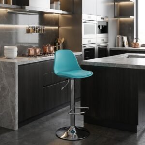 Elena Blue Poshish Stool