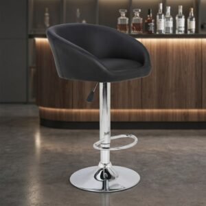 Cup Black Poshish Stool