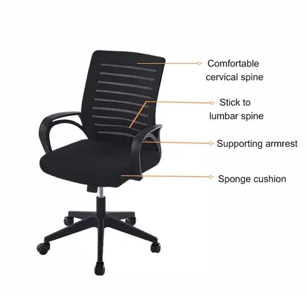 Hubei Mesh Computer Chair - Image 3