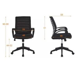Hubei Mesh Computer Chair - Image 4