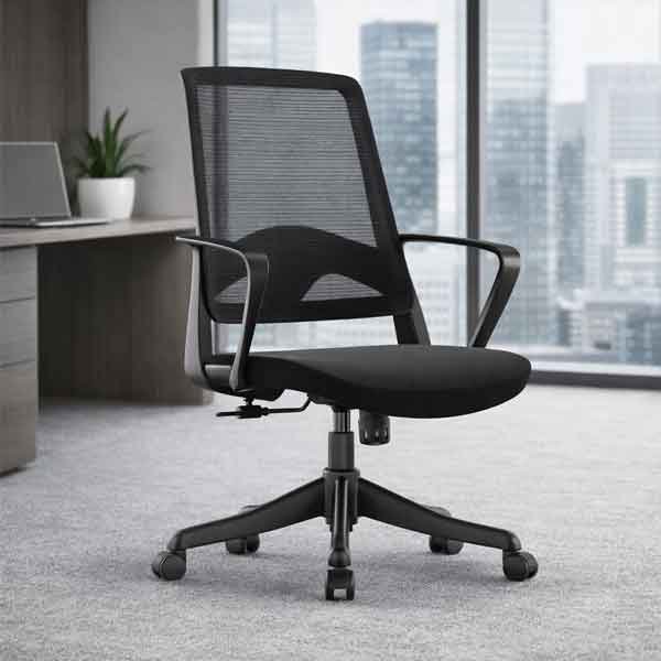 Hunan Modern Mid-Back Chair
