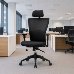 New Black Korean Chair