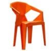 Stella Plastic Stackable Chair (Orange)
