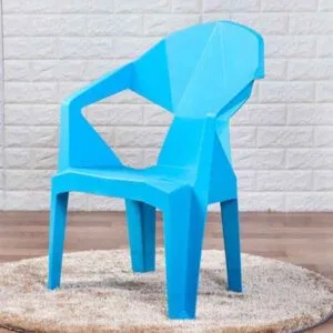 Alternative view of Stella Plastic Stackable Chair (Blue)