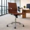 Theodore-EB Brown Low Back Office Chair
