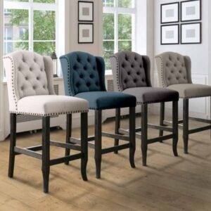 Jacob Tufted Wooden High Chair