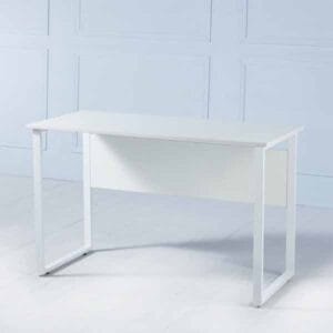 Alternative view of Parker White Desk with Drawers
