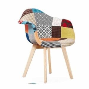 William (with Arms) Fancy Patch Work Interior Chair