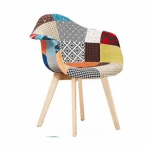 William (with Arms) Fancy Patch Work Interior Chair