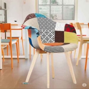 William (with Arms) Fancy Patch Work Interior Chair
