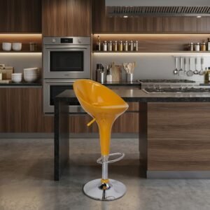 Cooper Yellow Bar Stool