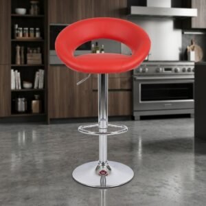Crescent Shaped Poshish Bar Stool