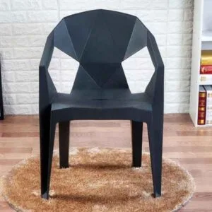 Alternative view of Stella Plastic Stackable Chair (Black)