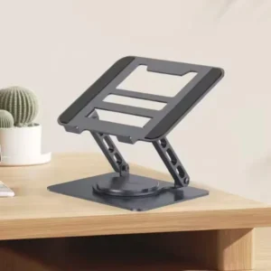 Carbon Steel 15 Inch Laptop Stand 360 Degree Rotation