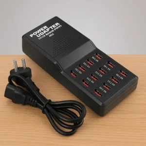 USB Multi Device Fast Charging Station 12 Port 12amp