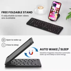 Alternative view of B023 11 Inch Foldable Rechargeable Bluetooth Keyboard