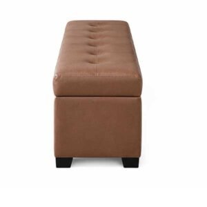 Capri Storage Ottoman Setty with Wooden Legs