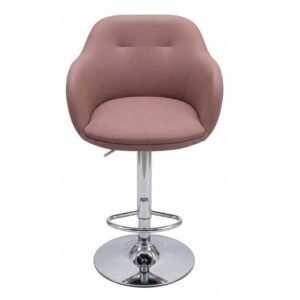 Blush Luxe Swivel Bar Stool - Image 3