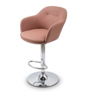 Alternative view of Blush Luxe Swivel Bar Stool